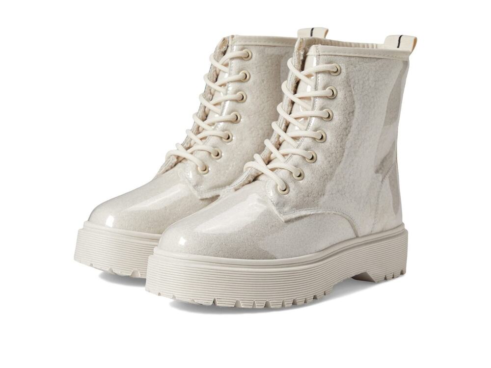 Steve Madden Dorothy PVC Outer Wool Lined Womens Boots US 8.5